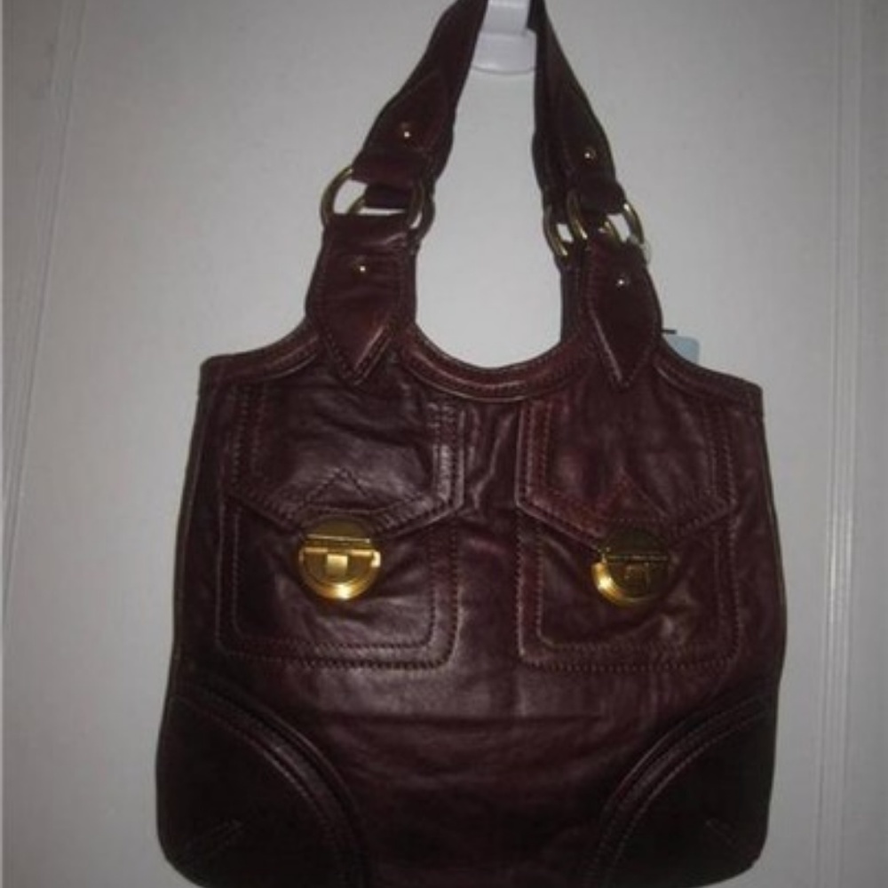 Marc Jacobs Chocolate Brown XL Leather Satchel - Picture 1 of 7